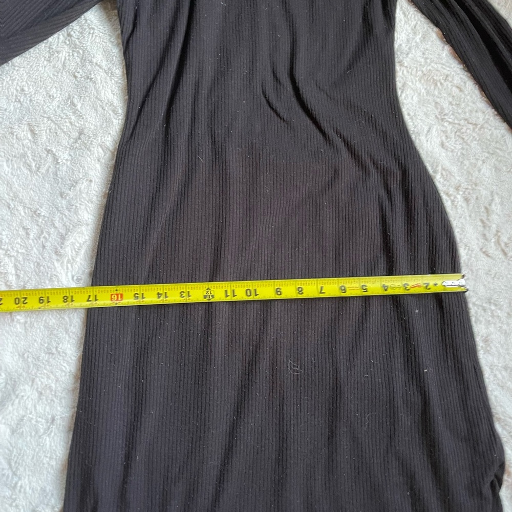 Black cozy maxi dress - Picture 4 of 7